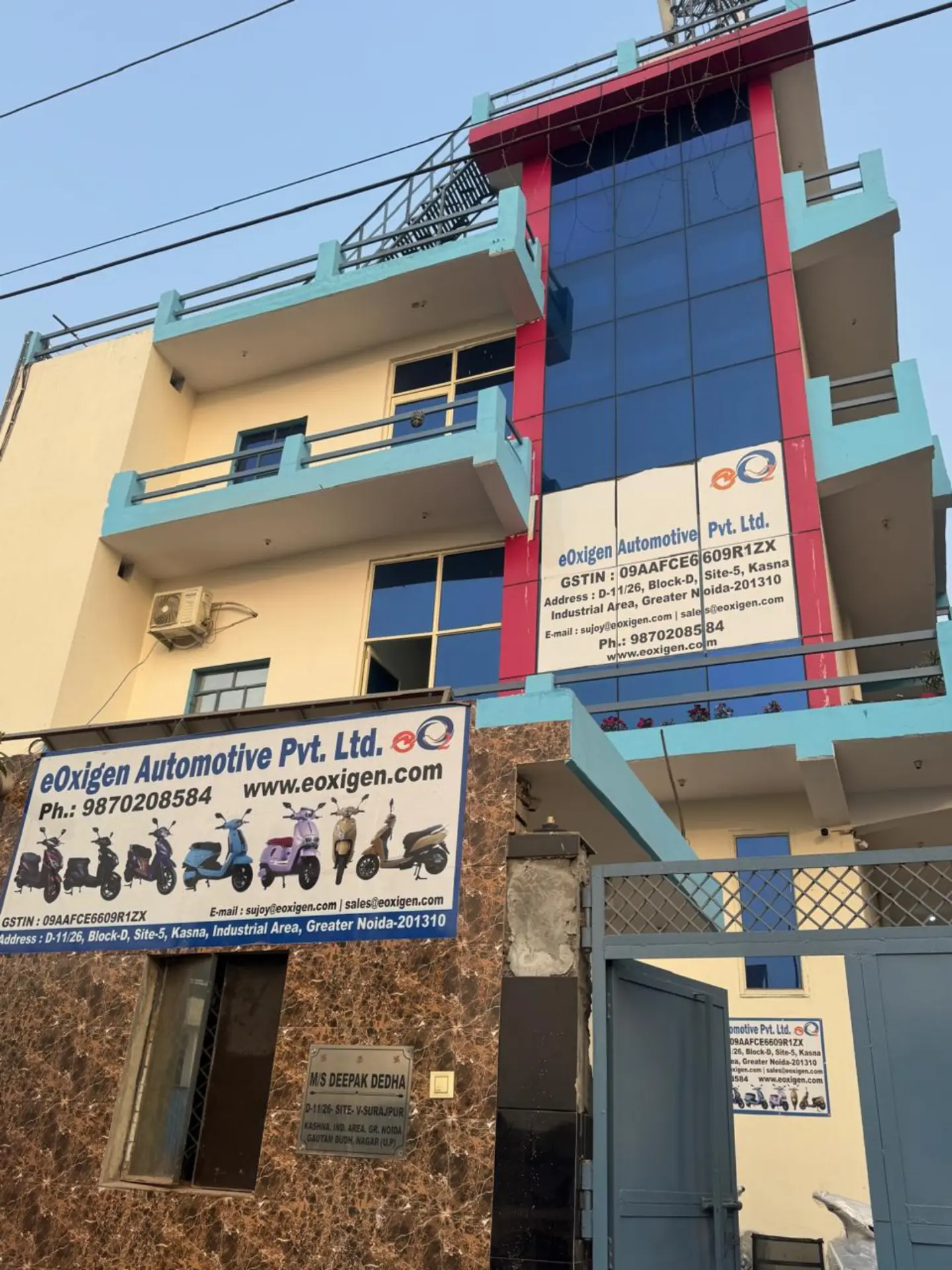eOxigen Automotive manufacturing unit in Greater Noida